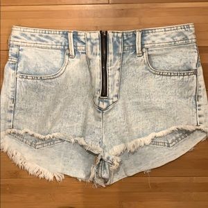 Light Wash Denim Short